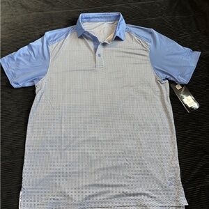 Head Light Blue and White Polo Shirt